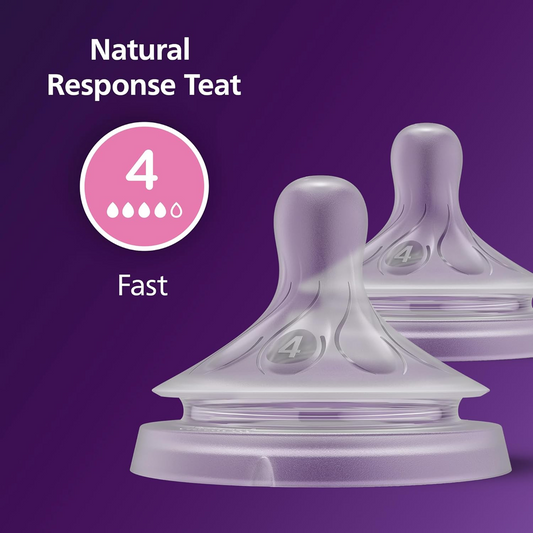 PHILIPS AVENT Natural RESPONSE θηλές μπιμπερό 3μηνών+ x2