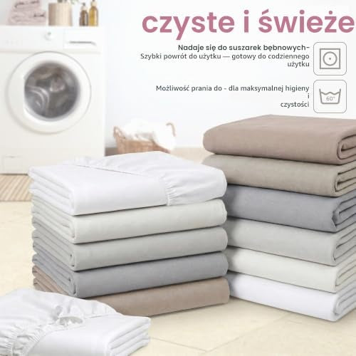 BABYBAY Deluxe Organic fitted sheet 89x50 cm white