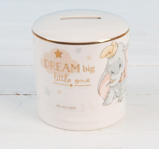WIDDOP & Co Disney keramická pokladnička slon Dumbo 8,5 x 8,5 cm
