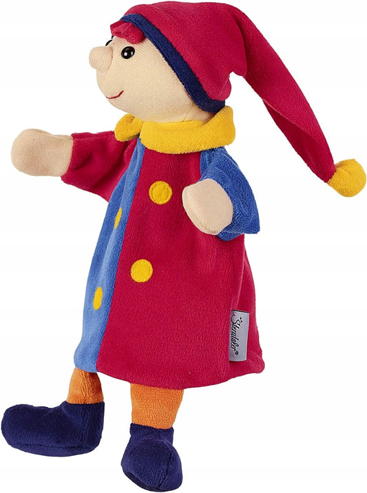 STERNTALER pluszowa pacynka do odgrywania ról KASPER 24 cm "N, kolorowa pacynka do teatru lalek