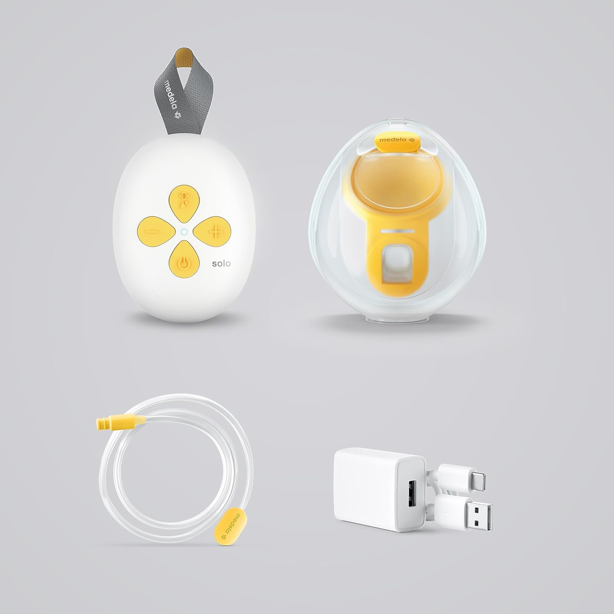 MEDELA SOLO HANDS-FREE tire-lait électrique 2 phases USB