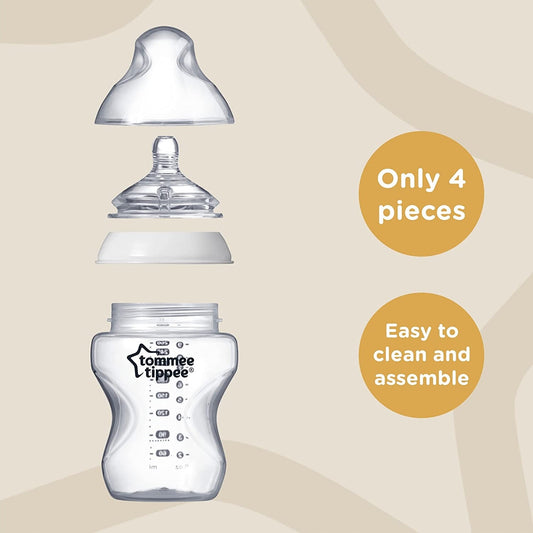 Set TOMMEE TIPPEE cu 6 sticle de 260ml ANTI-COLICĂ