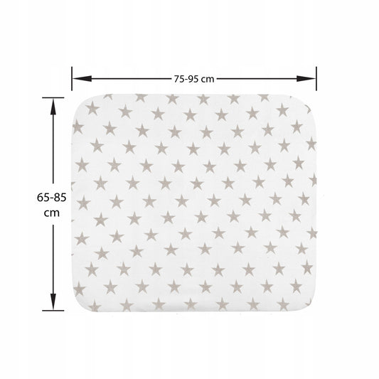 LILLY&BEN badstof hoes voor aankleedkussen 50x70 x2