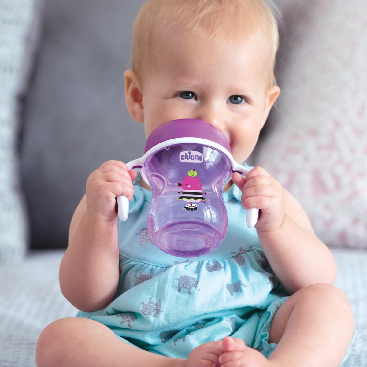 CHICCO Training Cup ποτηράκι εκπαίδευσης με στόμιο 200 ml 6m+