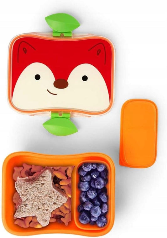 SKIP HOP Zoo Ebédkészlet - Róka Uzsonnás Doboz + Snack Doboz 700 ml
