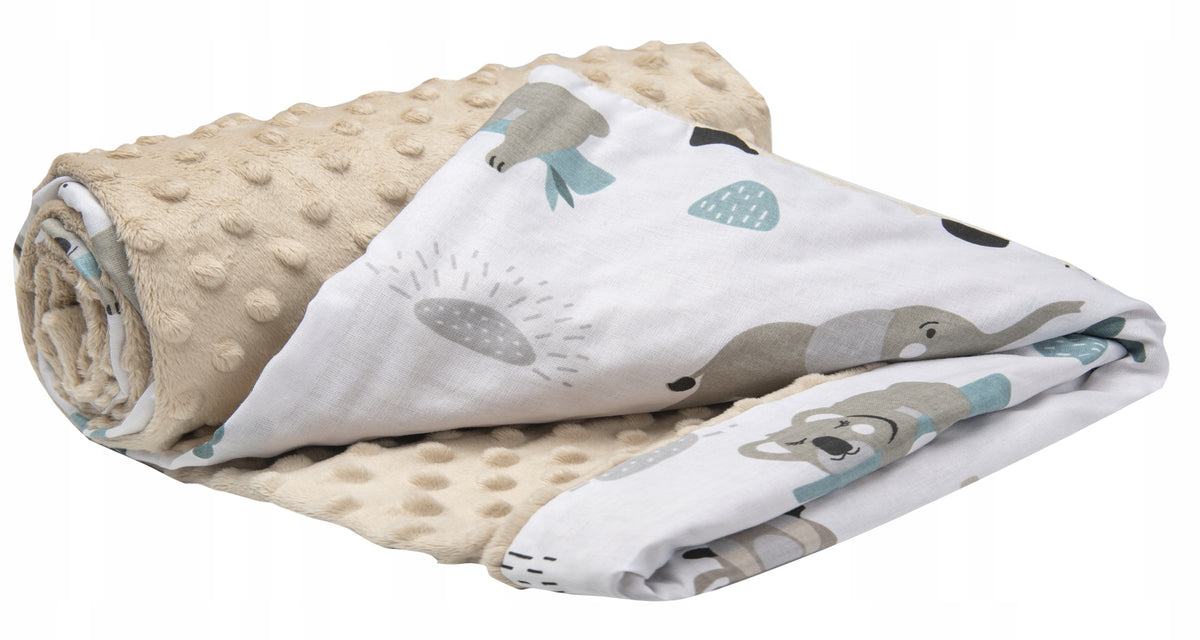 MEDIPARTNERS coperta per neonati copertina 75x100 MINKY
