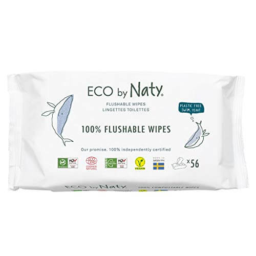 Eco by Naty chusteczki toaletowe dla noworodków 56 szt. – nowy – zdjęcie 1