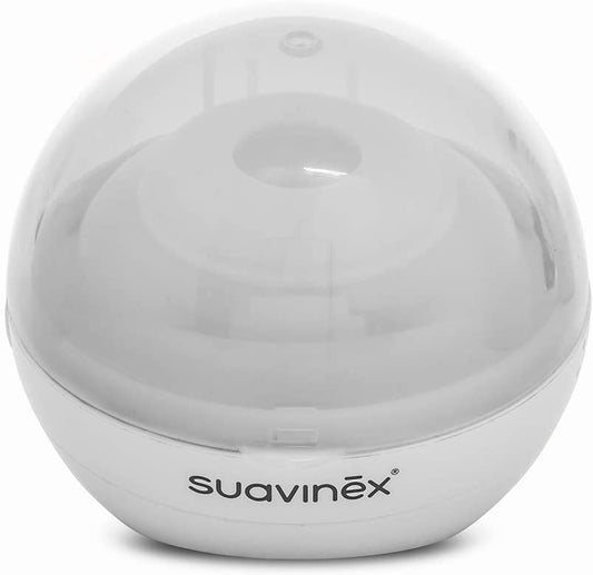 SUAVINEX Duccio STERYLIZATOR smoczków UV 9 cm – biały wymiary ok – zdjęcie 2