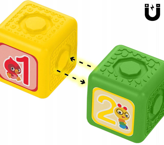 BABY EINSTEIN Connectables Click & Create magnetické stavebnice 20 kusů