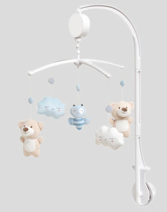 INTERBABY mobile musical pour lit bébé OURS et NUAGES