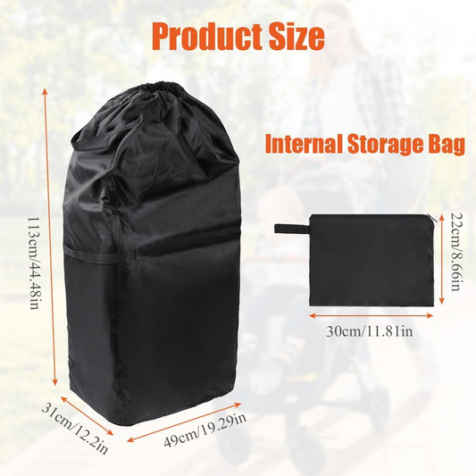 HOTUT borsa da viaggio per aereo per passeggino e seggiolino 49x31x113