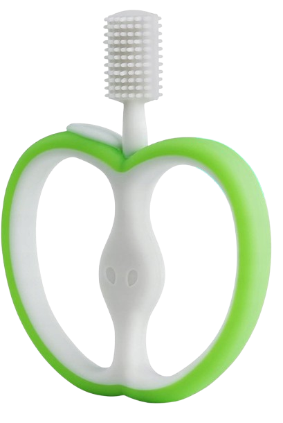 LOVE NOOBS anneau de dentition en silicone brosse à dents 360° 4 m+