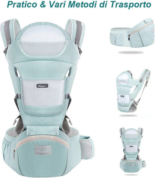 ERGONOMICKÉ NOSIČKA s bedrovým pásom 11v1