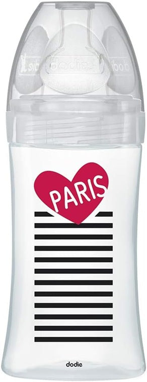 DODIE Sensation+ PARIJS glazen fles 270 ml 0-6 m speen 2 medium flow