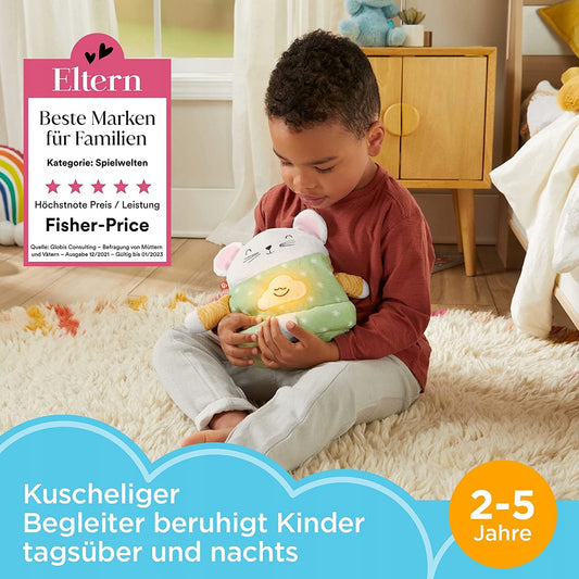 FISHER-PRICE myszka do medytacji uspokajacz J.DE. pluszowa myszka do medytacji dla dzieci 2-5 lat