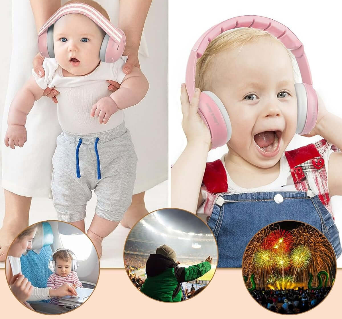 LILIAN & GEMA 2w1 słuchawki ochronne wygłuszające 25 dB + etui – zdjęcie 5