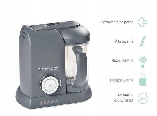 BEABA Babycook ΡΟΜΠΟΤ ΚΟΥΖΙΝΑΣ 4 σε 1 ατμομάγειρας, μπλέντερ, θερμαντήρας, αποψύκτης