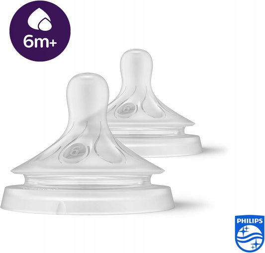 PHILIPS AVENT Tetinas Natural RESPONSE 6m+ x2