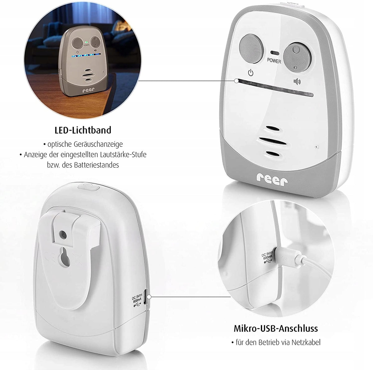 REER Nova baby monitor digitale 450m