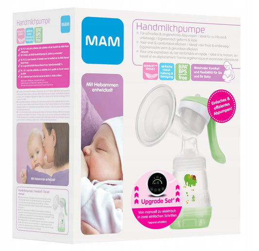 MAM sacaleches manual compacto con biberón de 160 ml