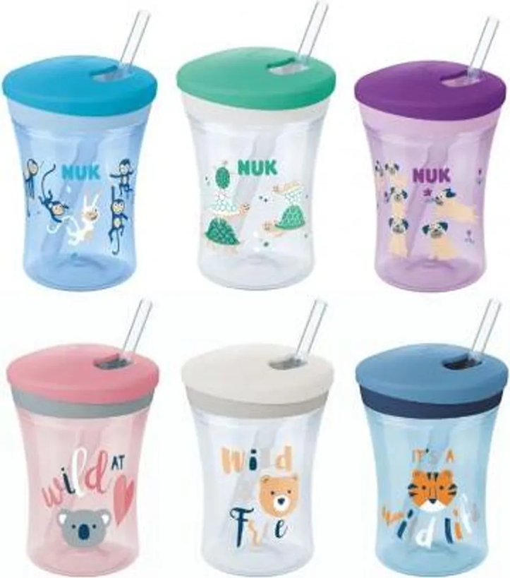 NUK rietje en tuit voor ACTION CUP beker