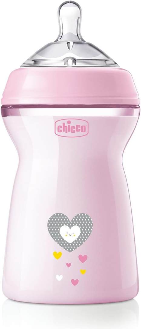CHICCO NaturalFeeling láhev 330 ml 6 m+ rychlý průtok
