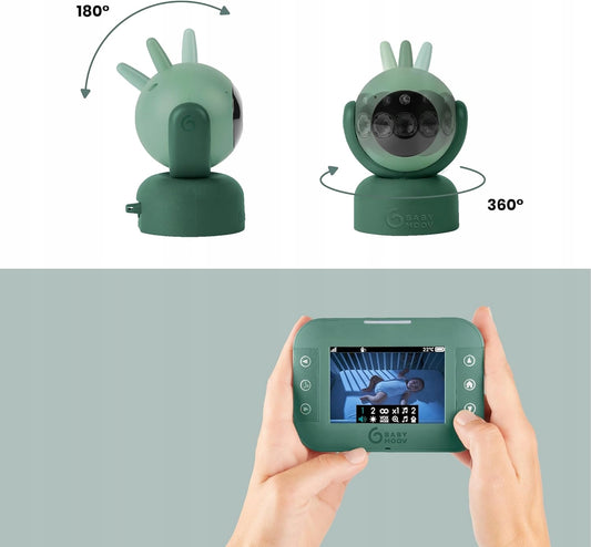 BABYMOOV Yoo Master baby monitor elettronico telecomandato 3,5"