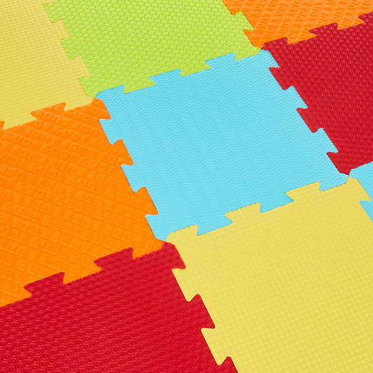 LUDI tapete dobrável puzzle SENSORIAL 90x90