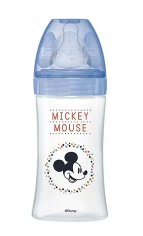 DODIE fles 270 ml 0-6 m speen 2 medium flow MICKEY