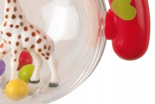 Sophie la Giraffe classic Sophie's Ætch made of felt and rattle smaller teether