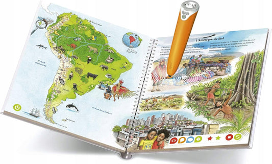 RAVENSBURGER TIPTOI atlas para bolígrafo interactivo VERSIÓN FRANCESA