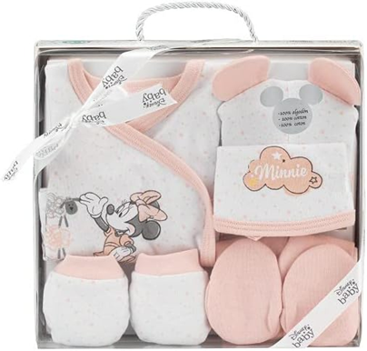 INTERBABY Geschenkset aus Baumwolle Pyjama Mütze Socken Lätzchen