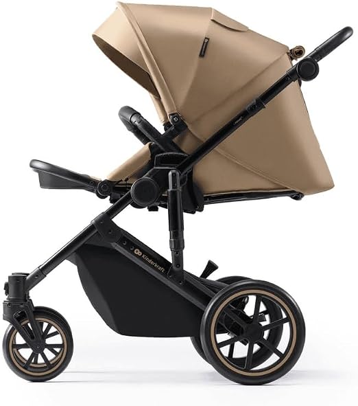 KINDERKRAFT PRIME2 PRO 3-in-1 multifunctionele kinderwagen tot 22kg + autostoeltje MINK PRO
