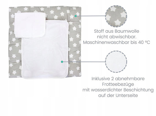 TUPTAM soft changing mat with covers