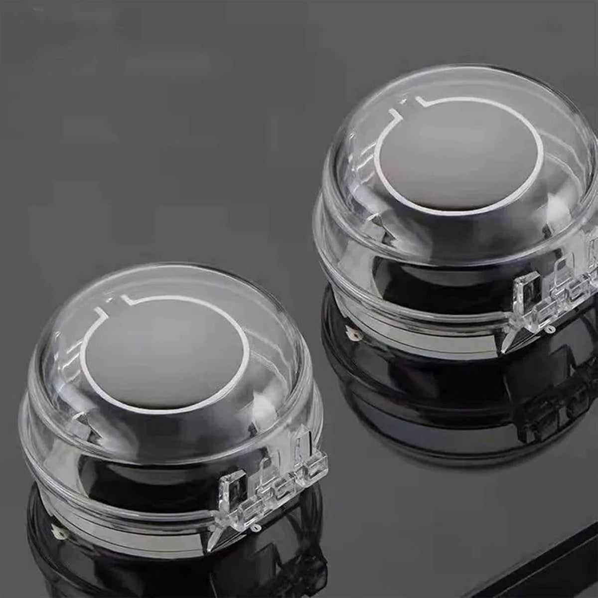 stove and oven knob cover transparent