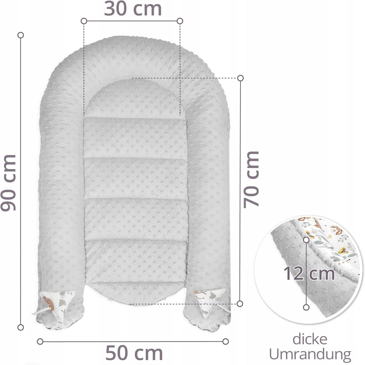 TOTSY BABY baba fészek 90 50 db