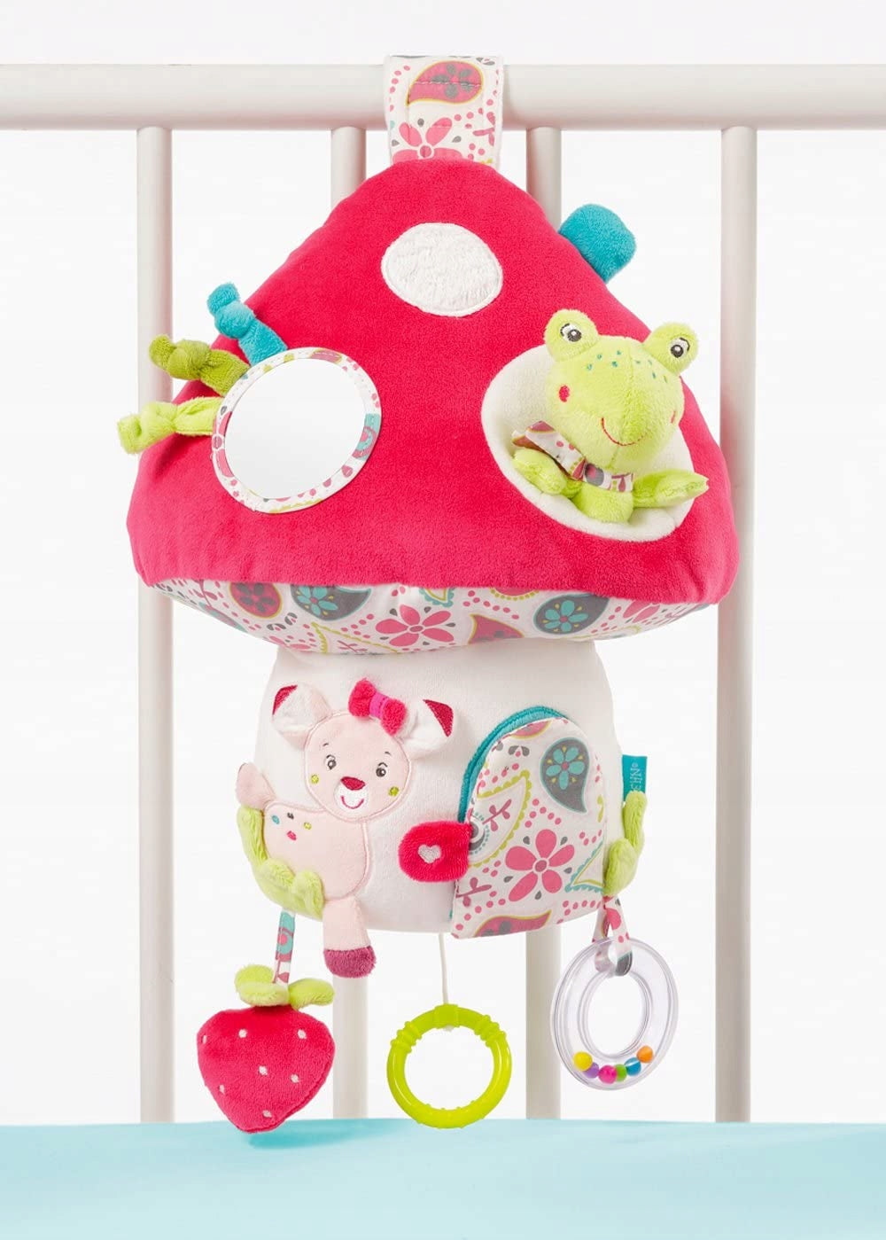 BabySun jucărie muzicală de agățat, ciupercă plușată, 40 cm