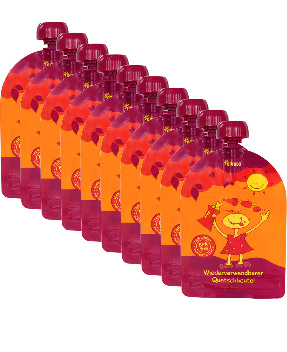 DIVATA MINI tubes zakjes voor mousse x10 100ml