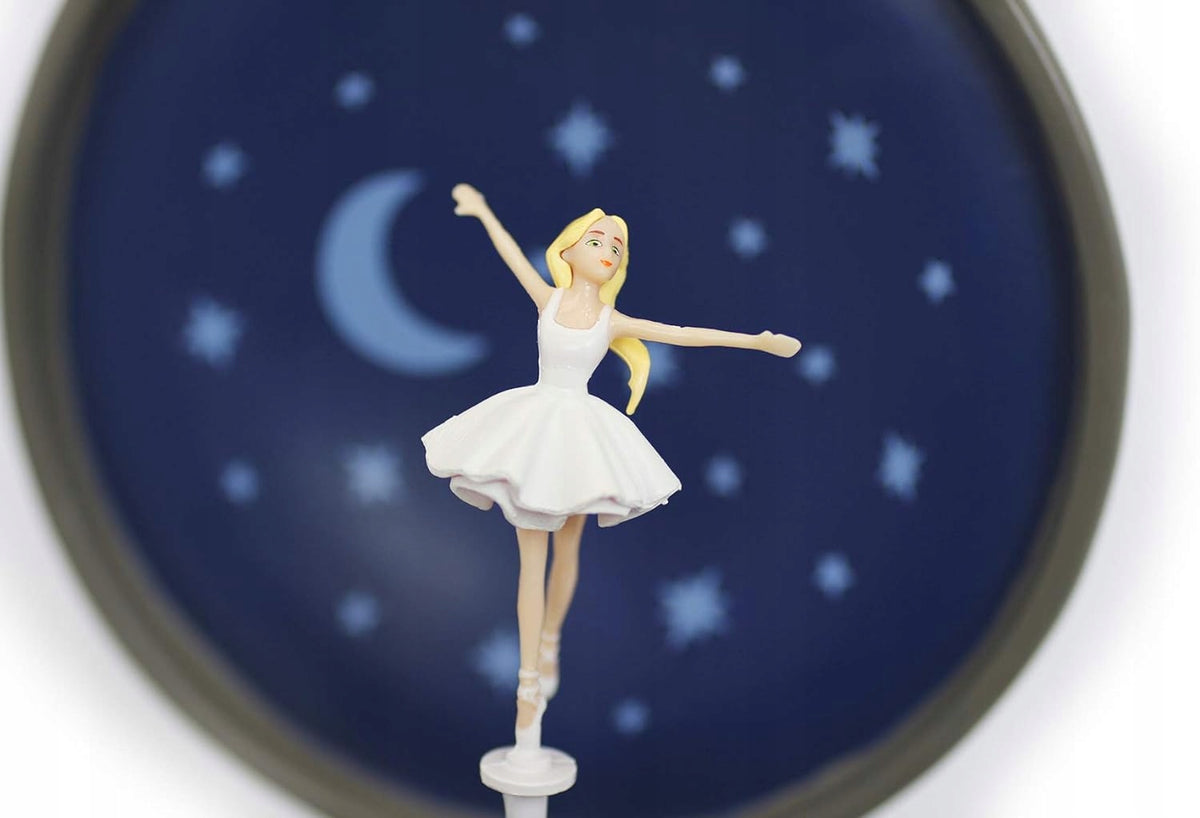 TROUSSELIER Ballerina muziekdoosje in metalen sieradendoosje HET ZWANENMEER