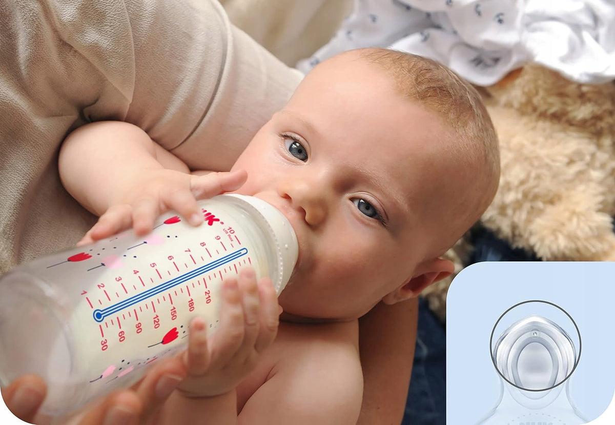 NUK First Choice+ 6-18 Monate FLASCHE 300 ml Temperaturanzeige