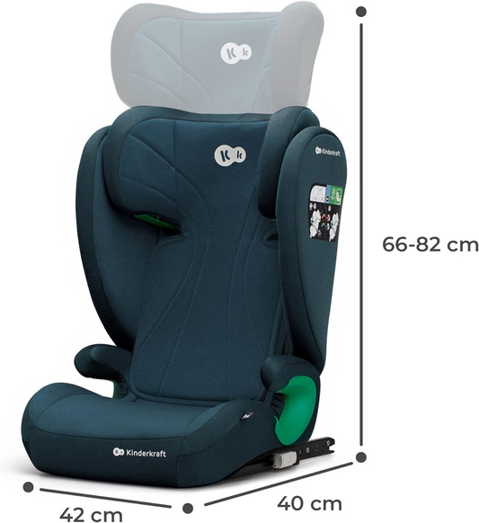 KINDERKRAFT JUNIORFIX2 i-Size scaun auto 9-36kg gr 1/2/3