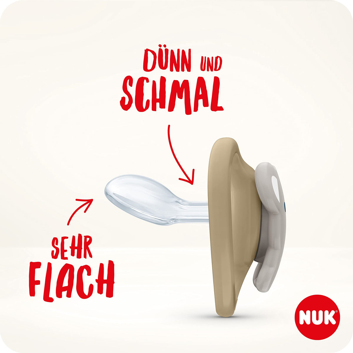 NUK Space Night Silikon-Beruhigungssauger x2 18-36 Monate +Box