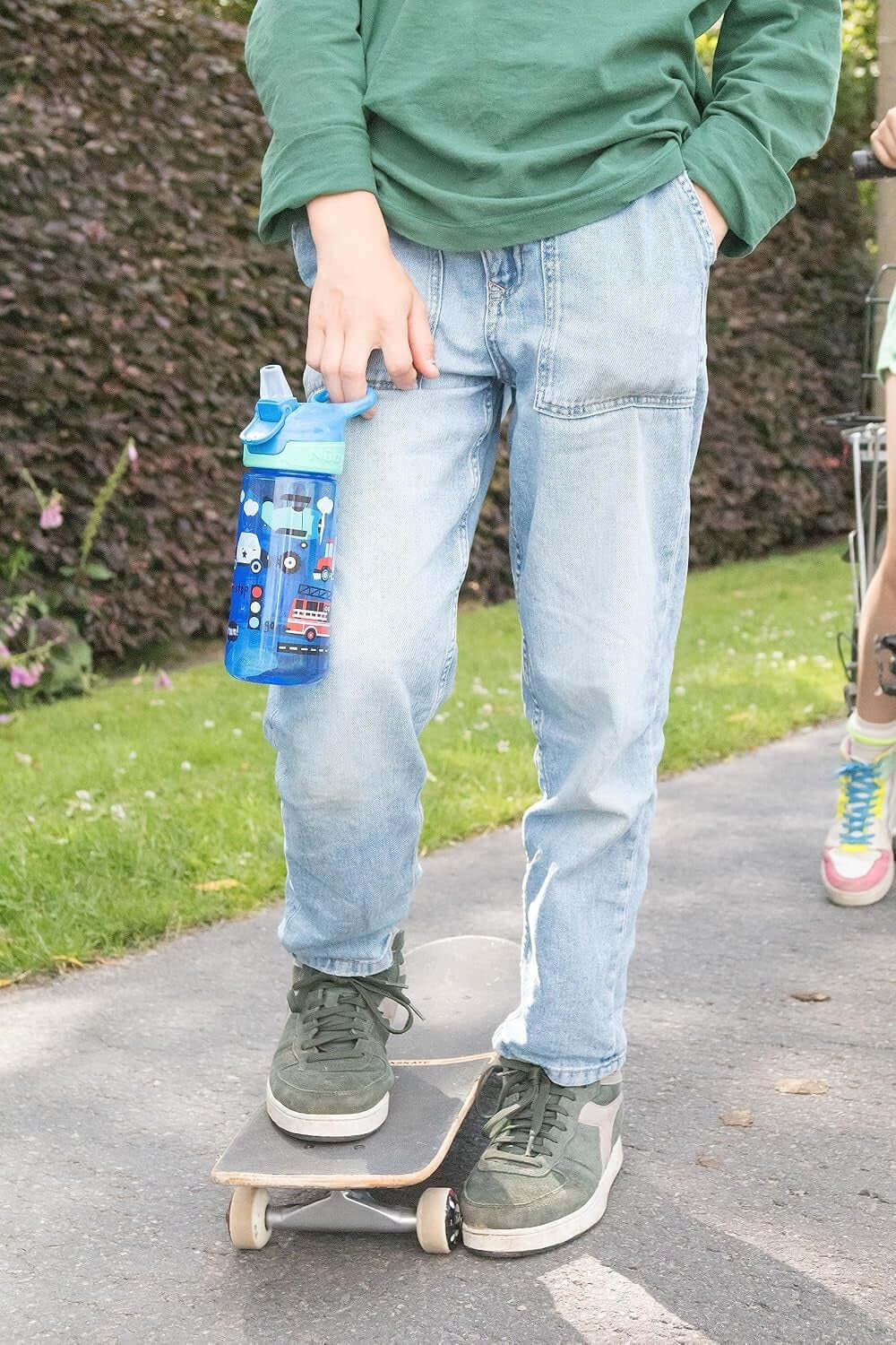 NUBY Flip-it Cup tritanowy kubek niekapek ze słomką i ustnikiem 3 l+ 360 ml – zdjęcie 4