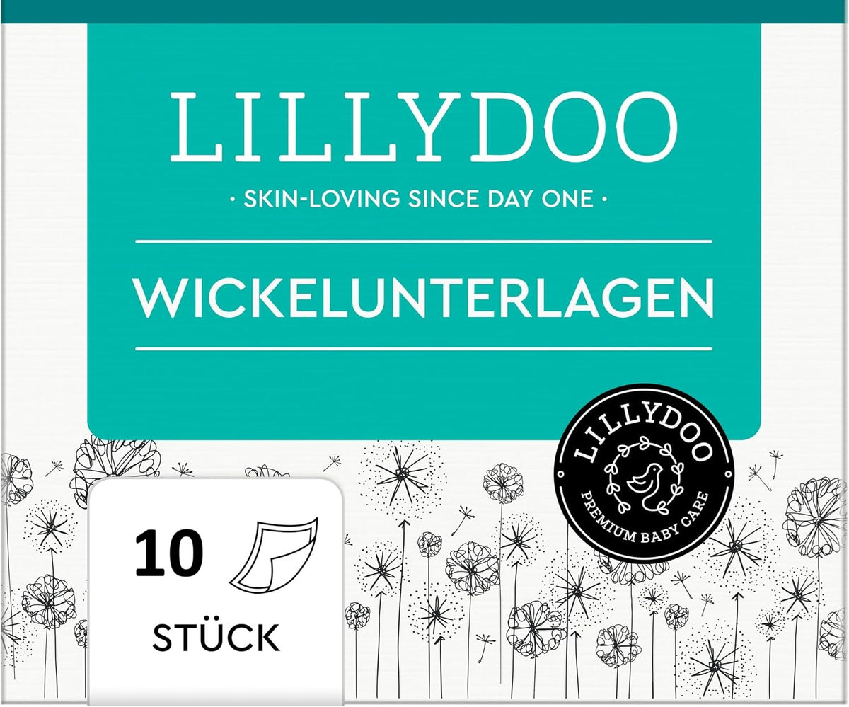 Lillydoo Wickelunterlagen 60x60 cm 10 Stück