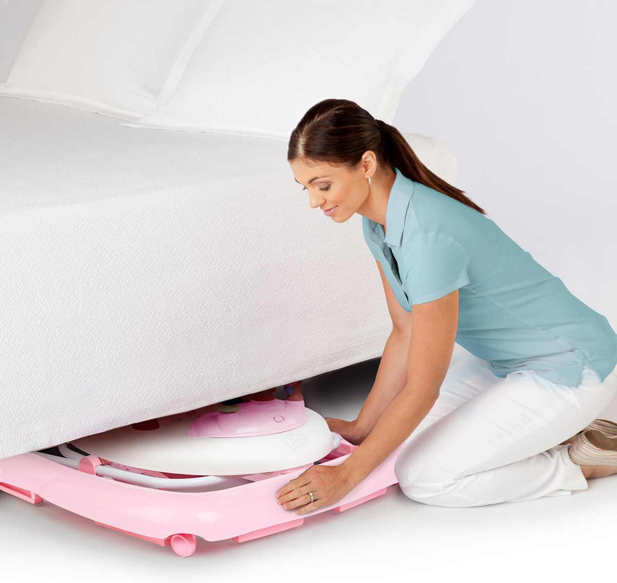 BRIGHT STARTS JuneBerry opvouwbare verstelbare loopstoel