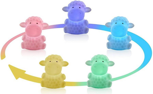 MINILAND Night Sheep nachtlampje LED 5 kleuren 12,5 cm