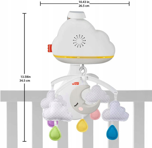 FISHER PRICE giostrina con sensore di rumore, lampada