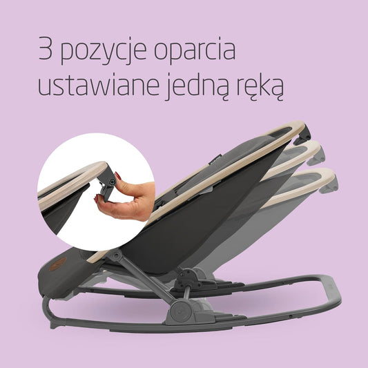 MAXI-COSI KORI 2 v 1 ležadlo a hojdačka do 15 kg