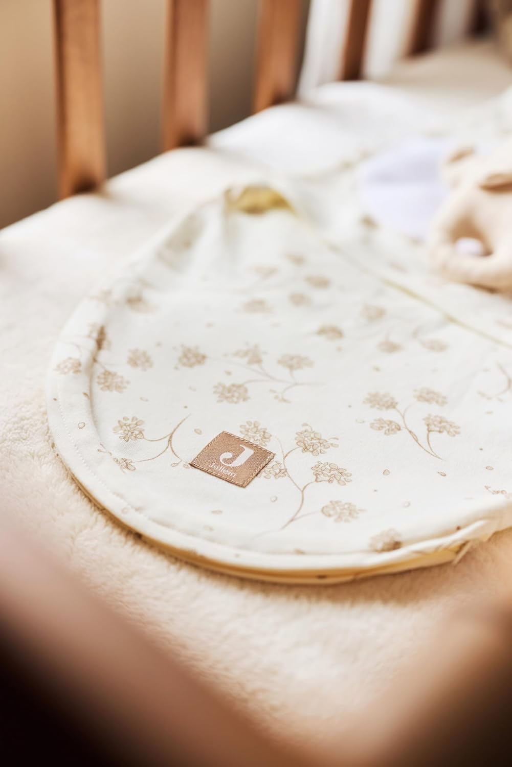 JOLLEIN Basic deka Jersey/Sherpa 75x100 cm Oatmeal
