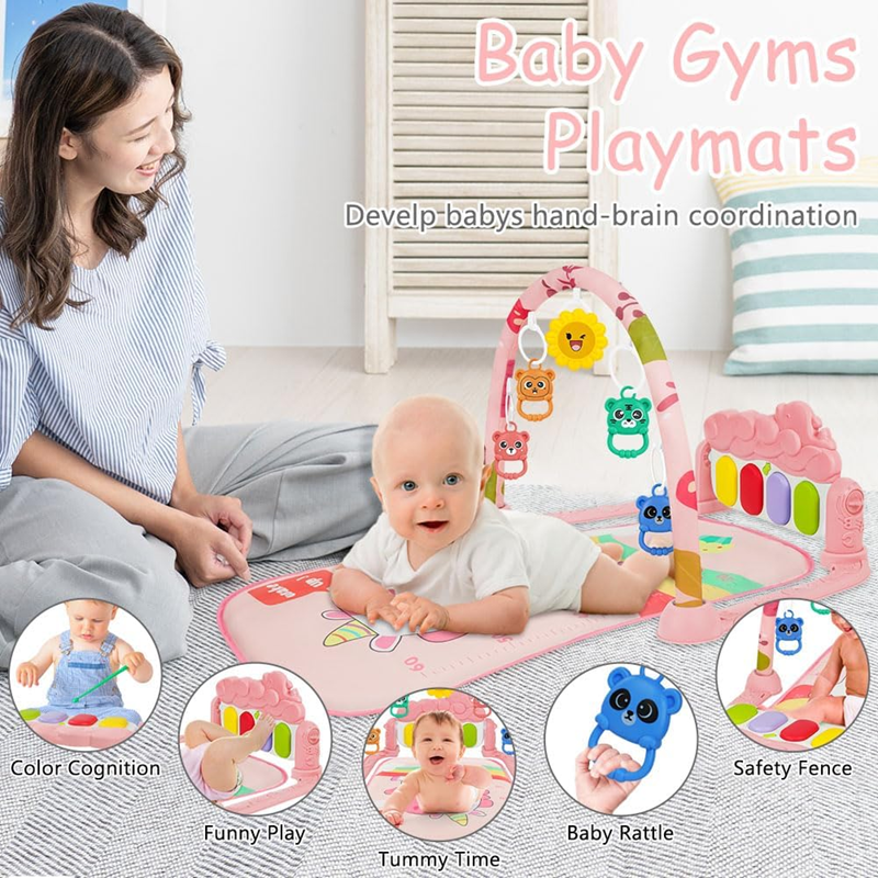 AOMIG educational play mat with piano